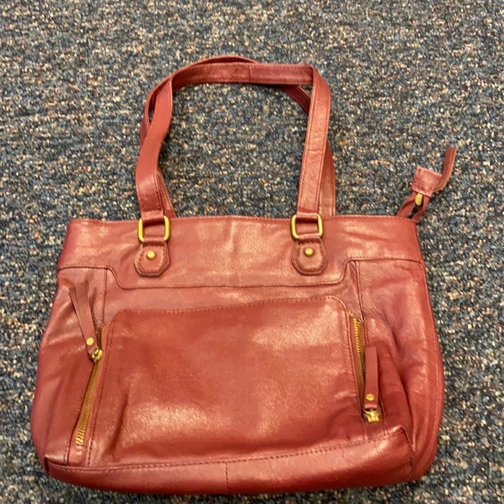 Burgundy Leather Bag